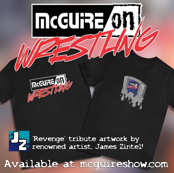 McGuire on Wrestling shirt