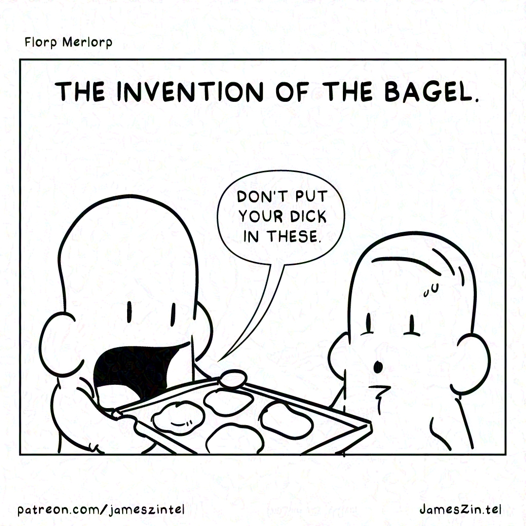 bagel cartoon