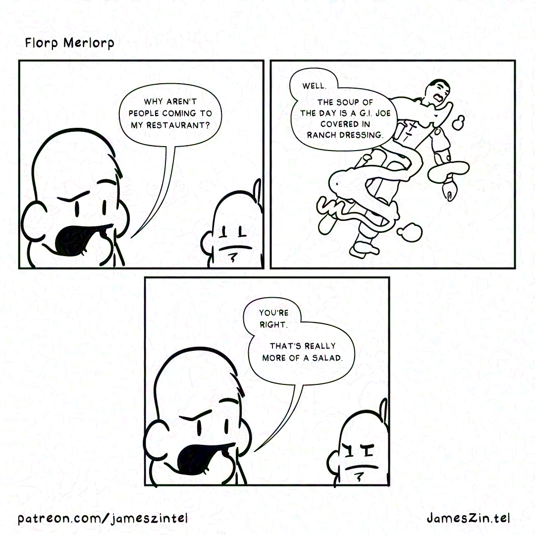 signature dish cartoon
