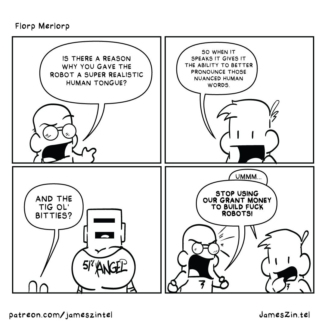 robot science cartoon