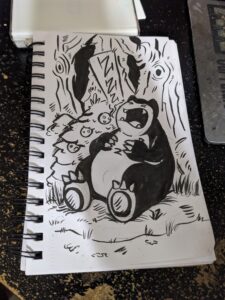 Snorlax Sketch