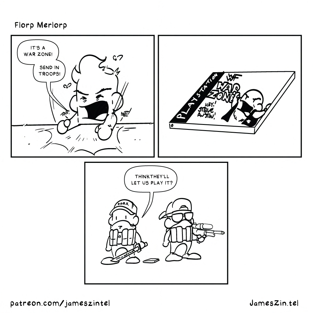 war zone cartoon