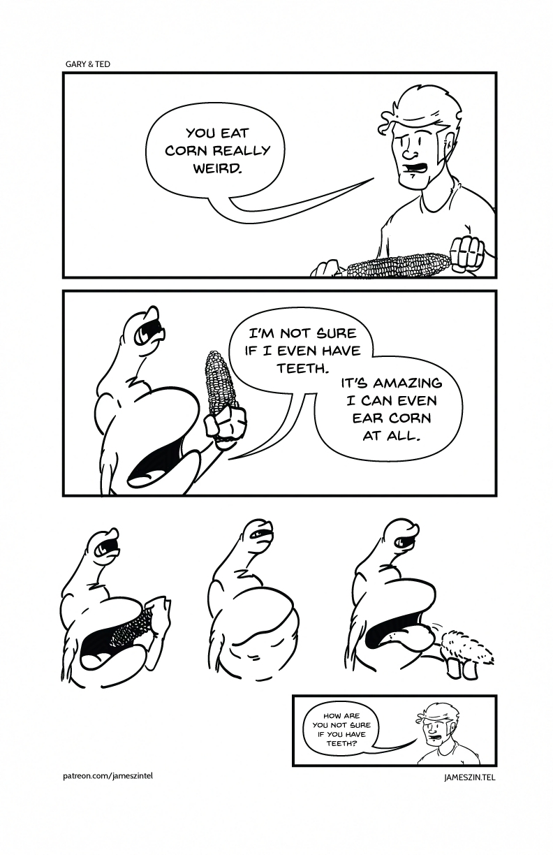 corn eating