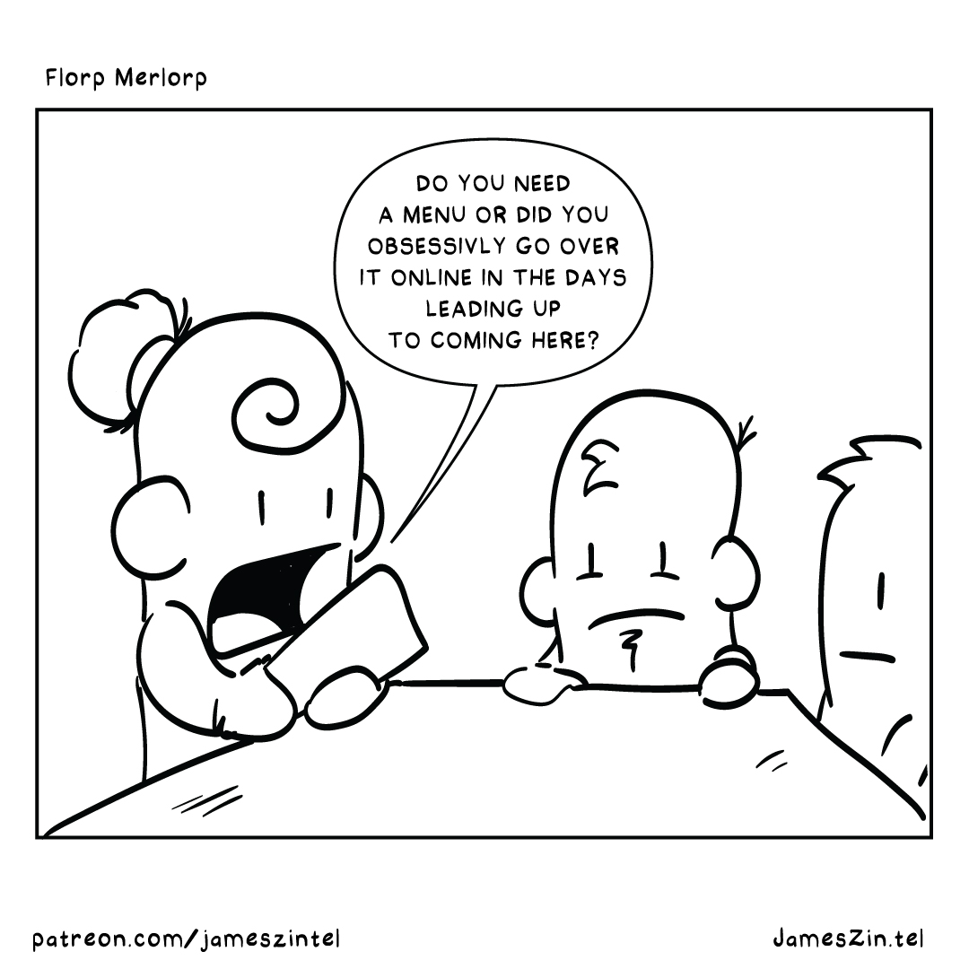 menu cartoon