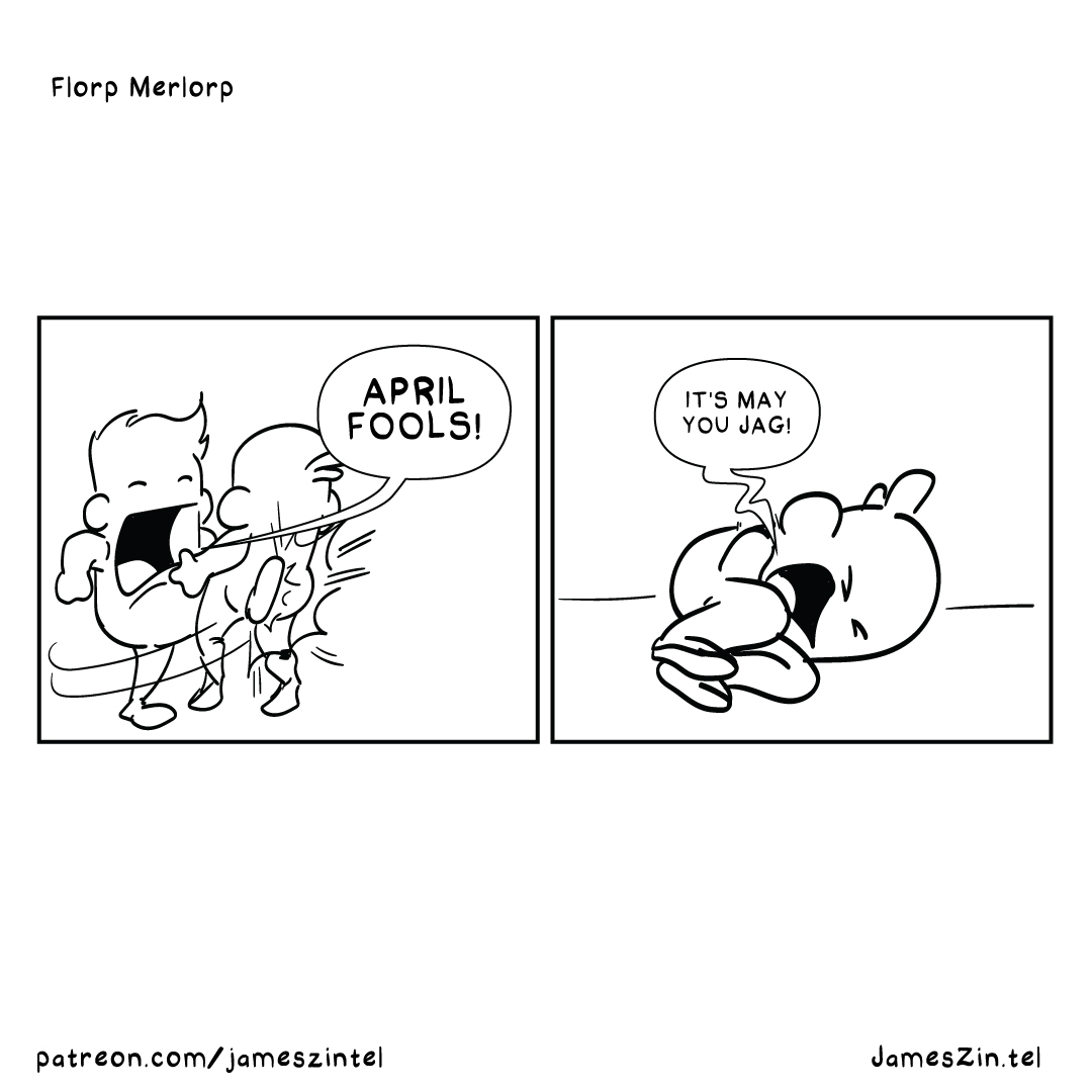 april fools cartoon