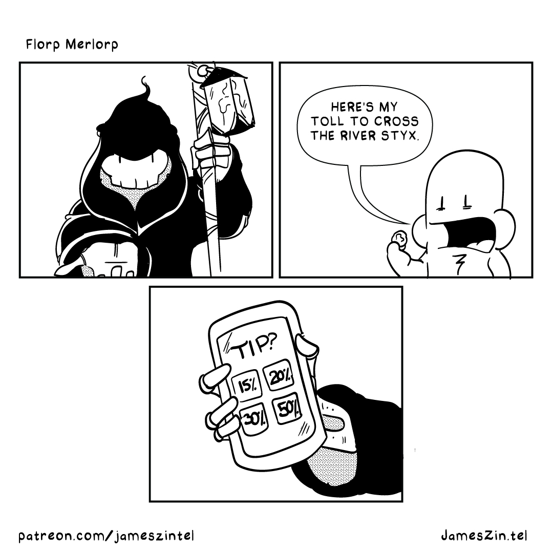 last payment cartoon